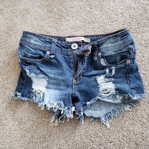 Highway denim shorts